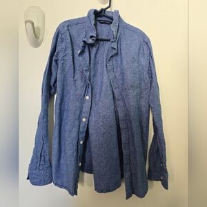 Janie and Jack Linen Button Down Shirt